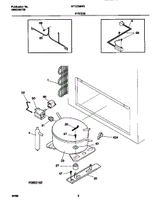 04 - System parts for Frigidaire Freezer MFC25M4GW0 from AppliancePartsPros.com