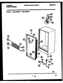03 - Cabinet Parts parts for Frigidaire Freezer MFU14M2BW1 from AppliancePartsPros.com