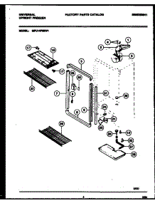 03 - Cabinet Parts parts for Frigidaire Freezer MFU14F3BW1 from AppliancePartsPros.com