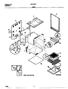 03 - Body parts for Frigidaire Range MEF303PCDF from AppliancePartsPros.com