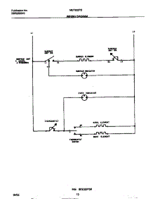 06 - Wiring Diagram parts for Frigidaire Range MEF302PBDB from AppliancePartsPros.com