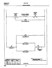 06 - Wiring Diagram parts for Frigidaire Range MEF311SBDE from AppliancePartsPros.com