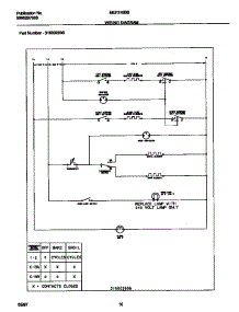 06 - Wiring Diagram parts for Frigidaire Range MEF318BBWF from AppliancePartsPros.com
