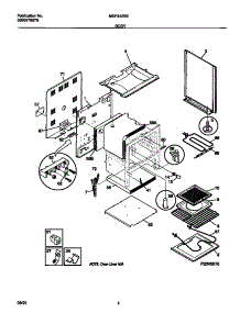 03 - Body parts for Frigidaire Range MEF342BBDD from AppliancePartsPros.com
