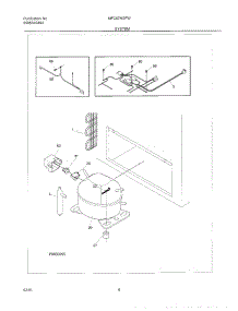 07 - System parts for Frigidaire Freezer MFC07M3FW3 from AppliancePartsPros.com