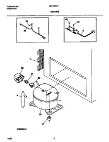 04 - System parts for Frigidaire Freezer MFC09M6BW3 from AppliancePartsPros.com