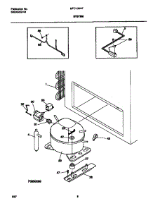 04 - System parts for Frigidaire Freezer MFC13M4FW1 from AppliancePartsPros.com