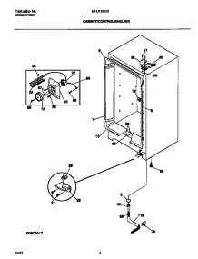 03 - Cabinet / Control / Shelves parts for Frigidaire Freezer MFU12M2BW4 from AppliancePartsPros.com