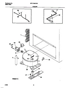 04 - System parts for Frigidaire Freezer MFC13M4FW3 from AppliancePartsPros.com