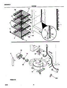 04 - System parts for Frigidaire Freezer MFU14D2GW0 from AppliancePartsPros.com