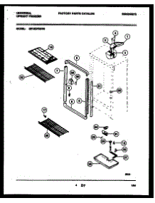 03 - Cabinet Parts parts for Frigidaire Freezer MFU20F3BW0 from AppliancePartsPros.com