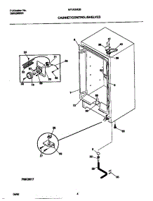 03 - Cabinet / Controls / Shelves parts for Frigidaire Freezer MFU09M2BW3 from AppliancePartsPros.com