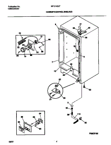 03 - Cabinet / Control / Shelves parts for Frigidaire Freezer MFU14D2FW1 from AppliancePartsPros.com