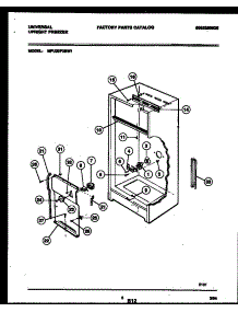 04 - Interior Parts parts for Frigidaire Freezer MFU20F3BW1 from AppliancePartsPros.com
