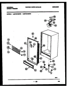 03 - Cabinet Parts parts for Frigidaire Freezer MFU21M3BW0 from AppliancePartsPros.com