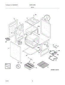 05 - Body parts for Frigidaire Range CMEF212EB5 from AppliancePartsPros.com