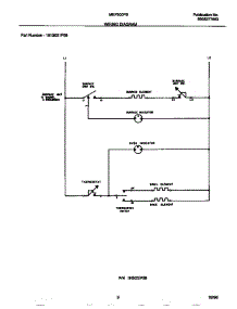 06 - Wiring Diagram parts for Frigidaire Range MEF300PBDF from AppliancePartsPros.com