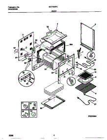03 - Body parts for Frigidaire Range MEF303PCWE from AppliancePartsPros.com