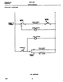 06 - Wiring Diagram parts for Frigidaire Range MEF311SBDH from AppliancePartsPros.com