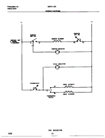 06 - Wiring Diagram parts for Frigidaire Range MEF311SBWD from AppliancePartsPros.com