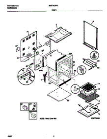 03 - Body parts for Frigidaire Range MEF305PBWG from AppliancePartsPros.com