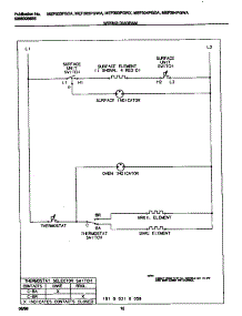 06 - Wiring Diagram parts for Frigidaire Range MEF303PGWX from AppliancePartsPros.com