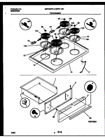 05 - Cooktop And Drawer Parts parts for Frigidaire Range MEF311SBDA from AppliancePartsPros.com