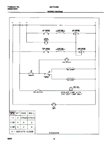 06 - Wiring Diagram parts for Frigidaire Range MEF318BBWB from AppliancePartsPros.com
