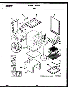 03 - Body Parts parts for Frigidaire Range MEF301PBDA from AppliancePartsPros.com