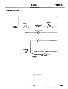 08 - Wiring Diagram parts for Frigidaire Range MEF301PBWG from AppliancePartsPros.com