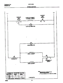 06 - Wiring Diagram parts for Frigidaire Range MEF305PBWD from AppliancePartsPros.com