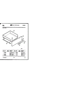 06 - Door parts for Frigidaire Range VE30BW4 from AppliancePartsPros.com