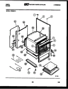 03 - Body Parts parts for Frigidaire Range VE30BW4 from AppliancePartsPros.com