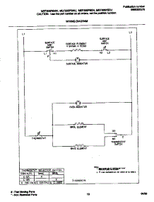 06 - Wiring Diagram parts for Frigidaire Range MEF305PBDK from AppliancePartsPros.com