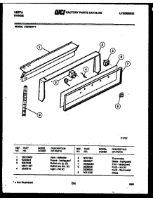 07 - Cooktop parts for Frigidaire Range VE30BW4 from AppliancePartsPros.com
