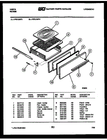06 - Broiler Drawer Parts parts for Frigidaire Range VP21AW4 from AppliancePartsPros.com