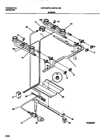 04 - Burner parts for Frigidaire Range MGF311SBDB from AppliancePartsPros.com
