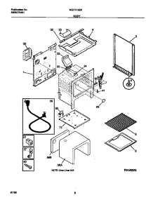 04 - Body parts for Frigidaire Range MGF312SBWC from AppliancePartsPros.com