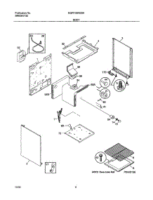 07 - Body parts for Frigidaire Range MGF316WGSH from AppliancePartsPros.com