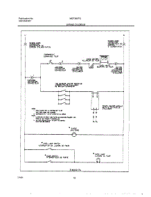 12 - Wiring Diagram parts for Frigidaire Range MGF303PGDJ from AppliancePartsPros.com