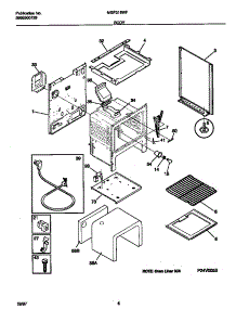 04 - Body parts for Frigidaire Range MGF316WFSB from AppliancePartsPros.com