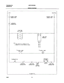 12 - Wiring Diagram parts for Frigidaire Range MGF316WGSH from AppliancePartsPros.com
