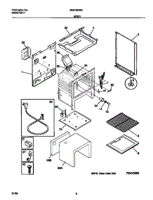 04 - Body parts for Frigidaire Range MGF322BBDD from AppliancePartsPros.com