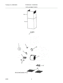 03 - Replacement Parts parts for Frigidaire Hood RH36WC55GSA from AppliancePartsPros.com