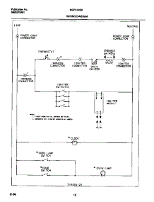 07 - Wiring Diagram parts for Frigidaire Range MGF312SBWC from AppliancePartsPros.com