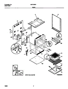 03 - Body parts for Frigidaire Range MEF322BBWD from AppliancePartsPros.com