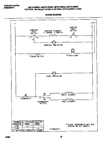 06 - Wiring Diagram parts for Frigidaire Range MEF311SBWK from AppliancePartsPros.com