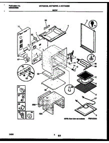 03 - Body Parts parts for Frigidaire Range MEF342BBDA from AppliancePartsPros.com