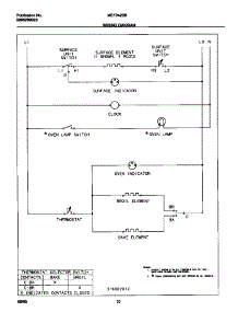 06 - Wiring Diagram parts for Frigidaire Range MEF342BBWB from AppliancePartsPros.com