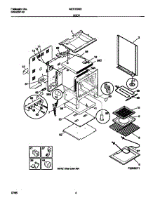 03 - Body parts for Frigidaire Range MEF350SBDC from AppliancePartsPros.com